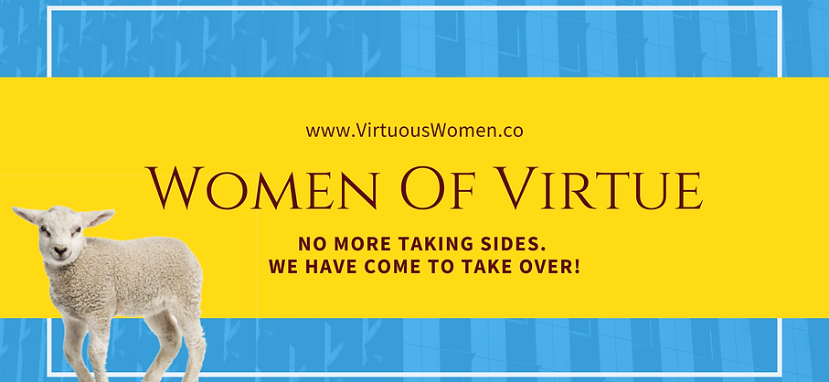 Women of Virtue — the Lamb banner
