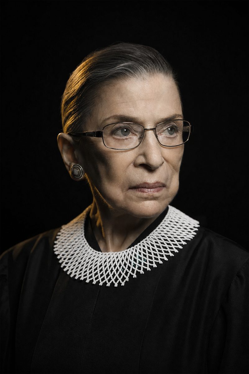 Portrait of Ruth Bader Ginsburg